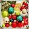 50 Pcs Shatterproof Christmas Ornaments Set Hanging Ball Set for Xmas Tree Gift Decor for Holiday Wedding Party Decoration
